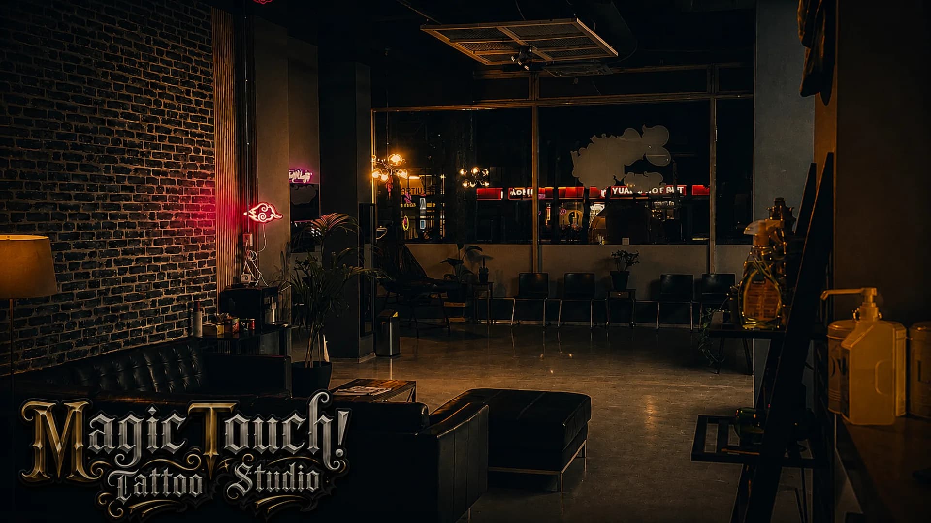 MagicTouch Tattoo Studio lounge